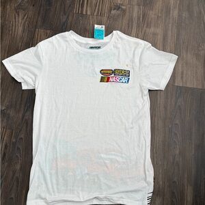 NASCAR White Graphic Men's Tee